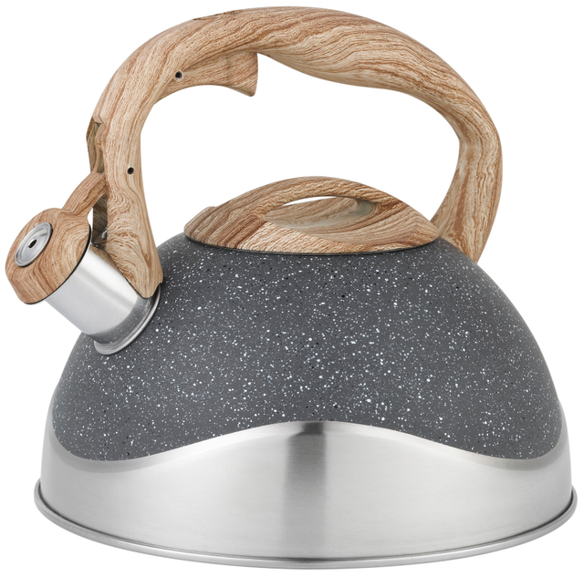 3.0L Cookware Set Stainless Steel Whistling Kettle Water Kettle with Marble Coating
