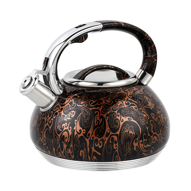 New Design Stainless Steel Whistling Water Kettle With Handle 3L