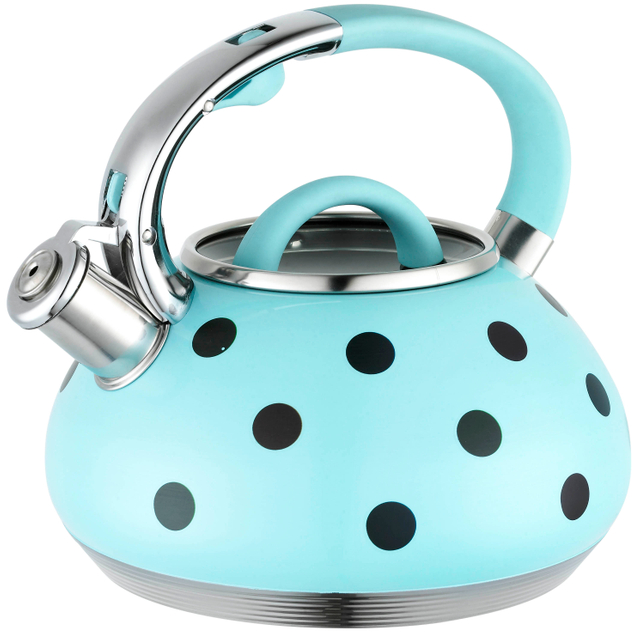 3.0L Cookware Set Stainless Steel Whistling Kettle Water Kettle with Zinc Alloy Handle